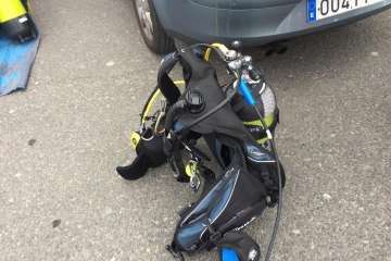 La limpieza de fondos marinos de La Garita 'rueda' con éxito (Foto TA)